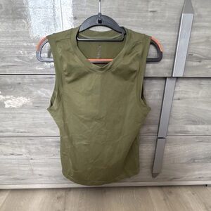 All in Favor Olive Muscle Tee